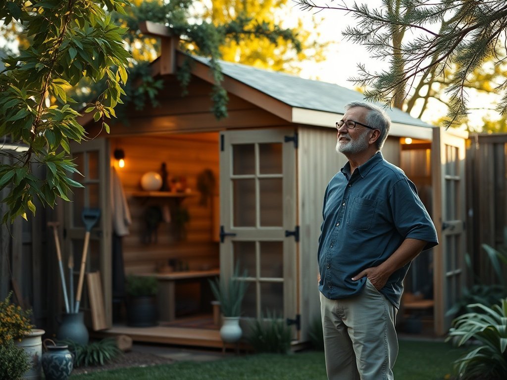 How to Turn Backyard Chaos into a Finished Tiny-Home-Style Retreat with a Large Outdoor Shed