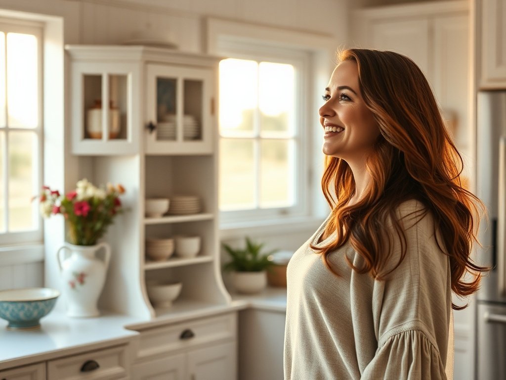 How the Signature Design by Ashley Roranville cabinet can make a kitchen feel 100% more curated in one move