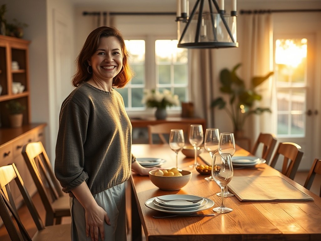 How to Make a Dining Room Feel Reception-Ready in 1 Weekend With a Solid Wood Farmhouse Table