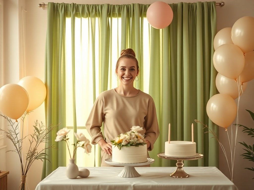 How to Turn a Plain September Baby Shower Into a Photo-Ready Moment in 10 Minutes with One Sage Green Backdrop