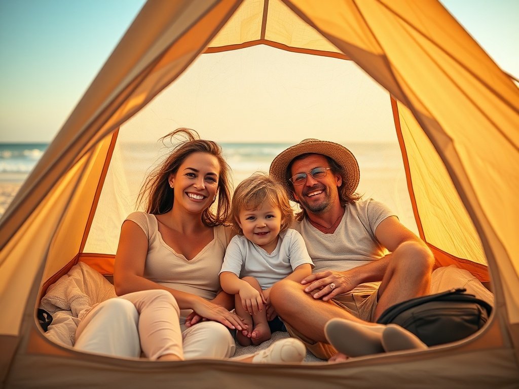 Turn a Windy Beach Camp into a Calm, Shaded Basecamp for 1-3 People