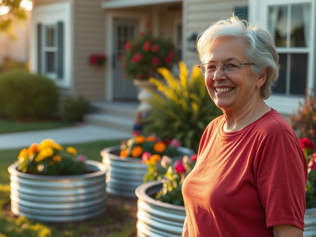 Turn a Bare Front Yard Into a Polished Garden Border With One Simple 2-Pack Metal Bed Kit
