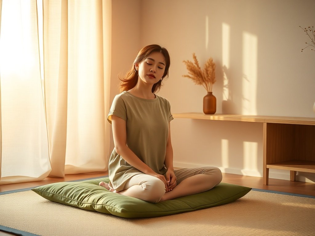How a $53.99 floor cushion can turn one Japandi corner into a daily calm ritual space