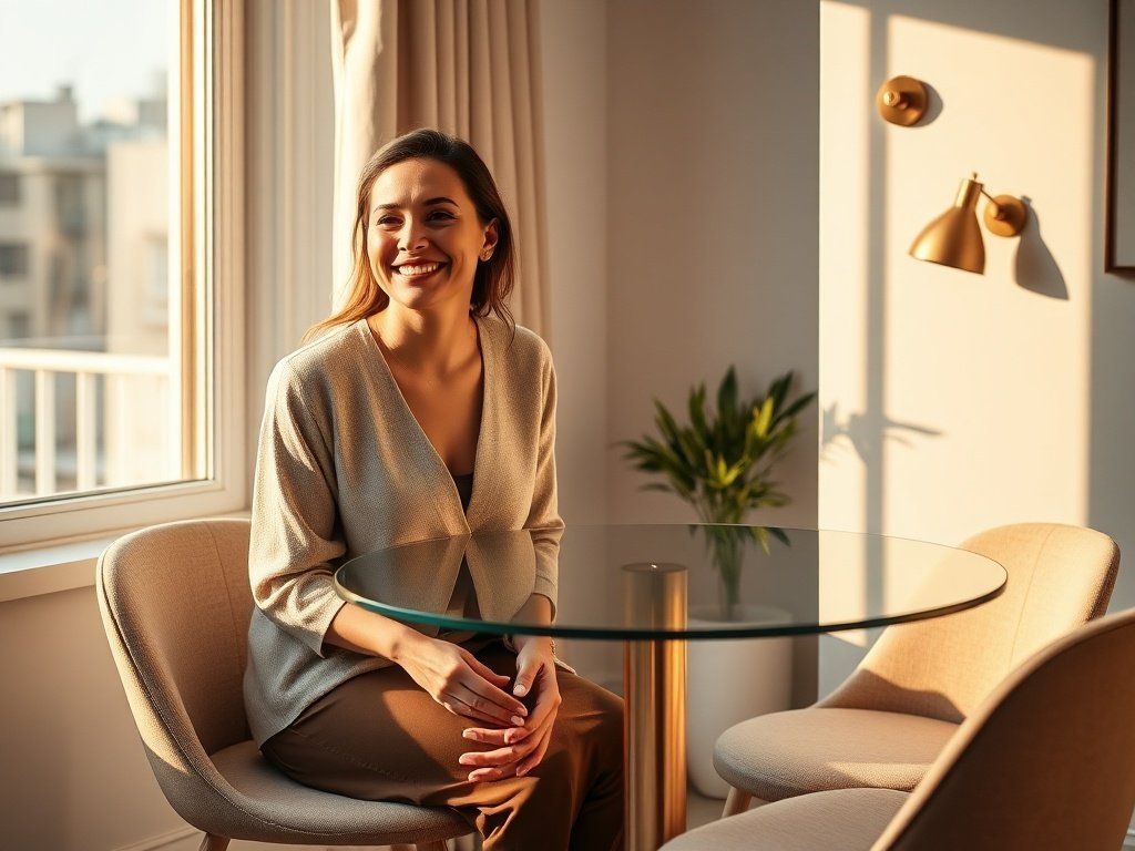 How a 36-inch glass dining table can make a small apartment feel brighter, bigger, and more elegant in one day