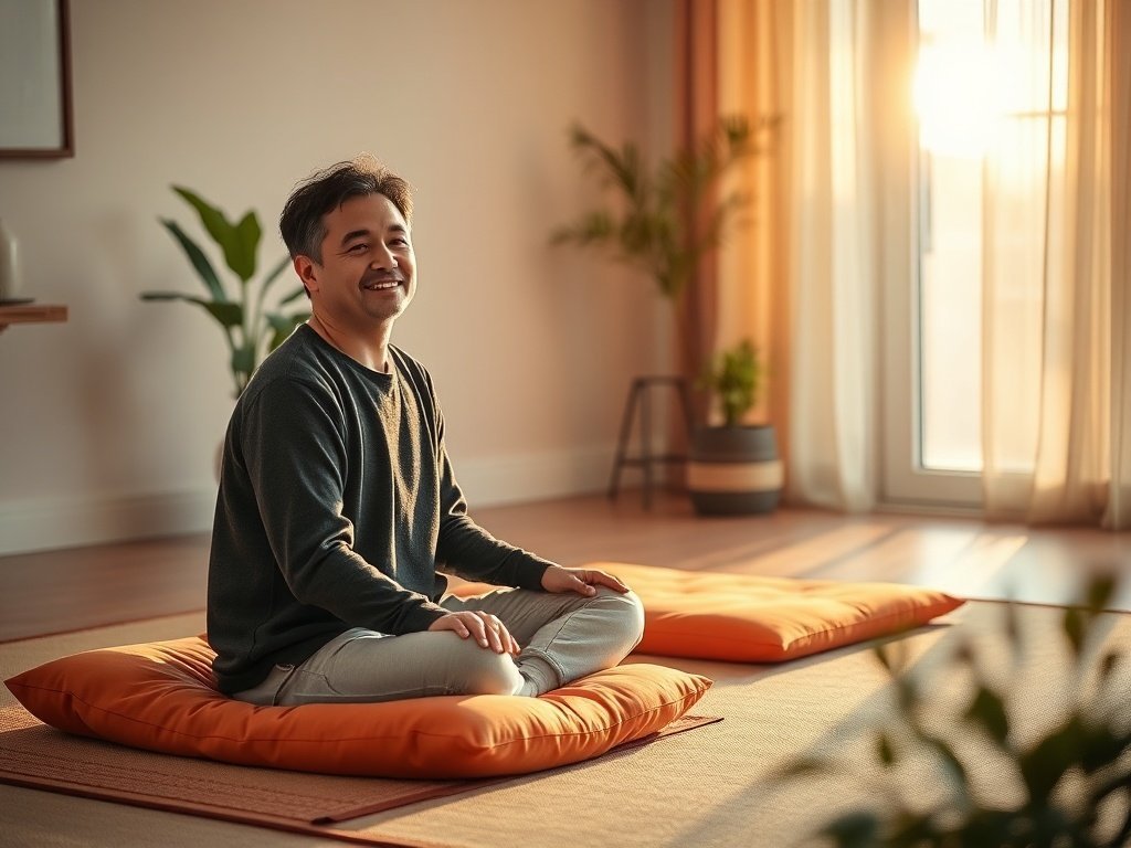 Turn a plain corner into a Zen-ready retreat with one 2-cushion floor seating upgrade