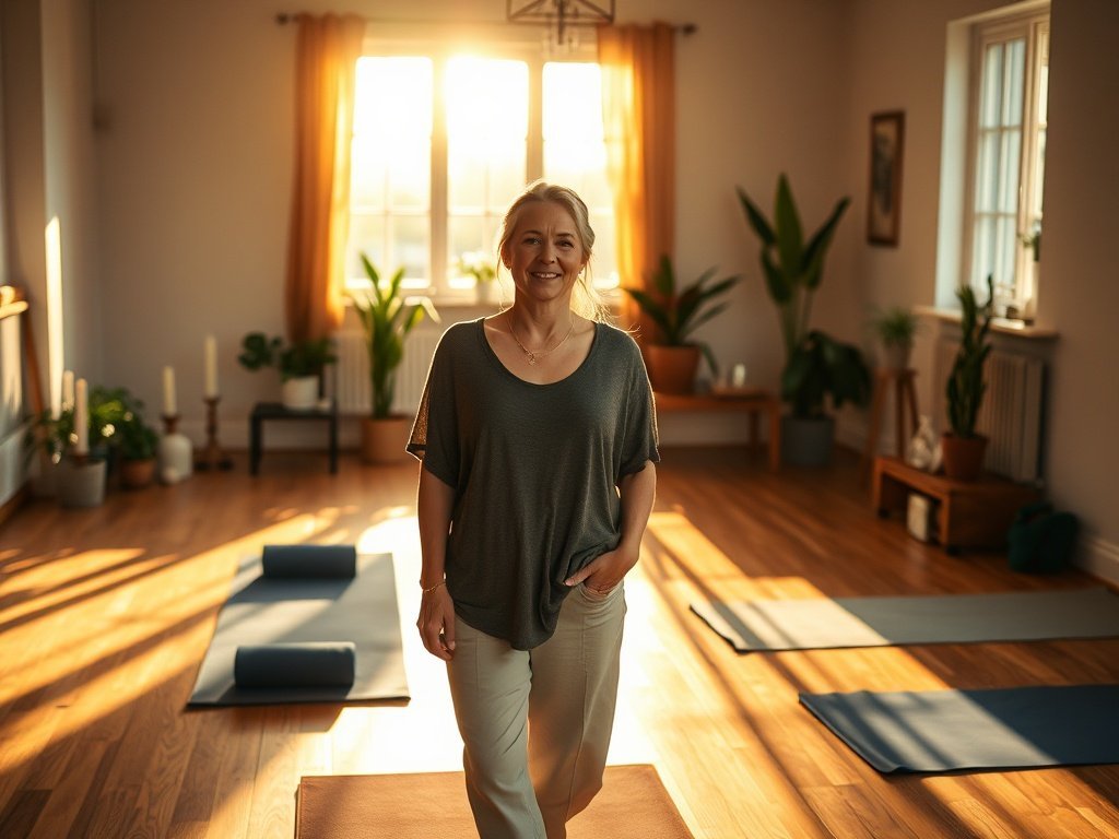 How a $69.99 renter-friendly oak floor can make your yoga studio feel warmer, calmer, and more intentional in one weekend