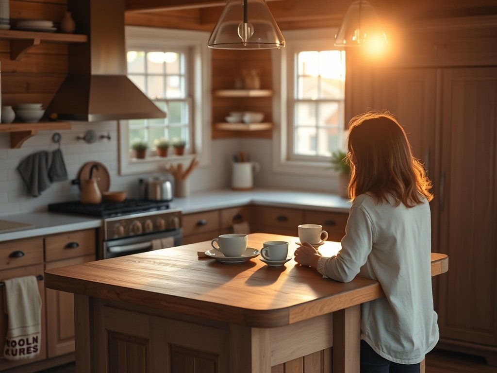 From cluttered kitchen corner to a 55-inch French-country gathering hub: how one island can change the way your home feels