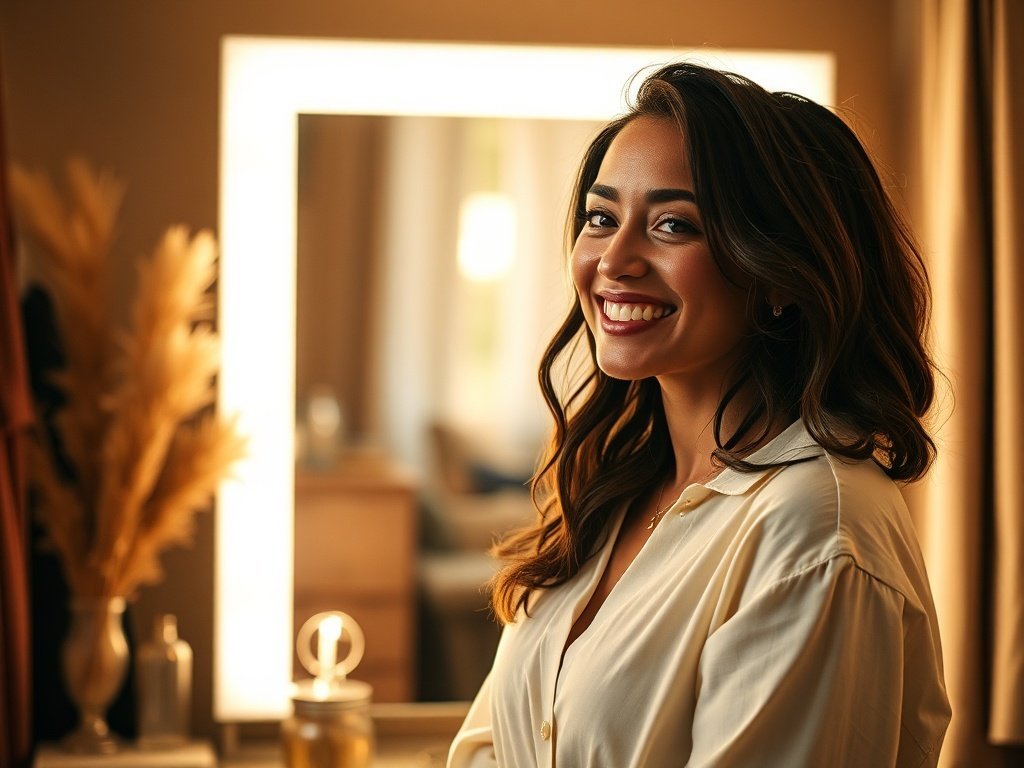 How a 32×22 Lighted Vanity Mirror Can Make a Crowded Dressing Room Feel Brighter, Bigger, and More Finished in One Afternoon