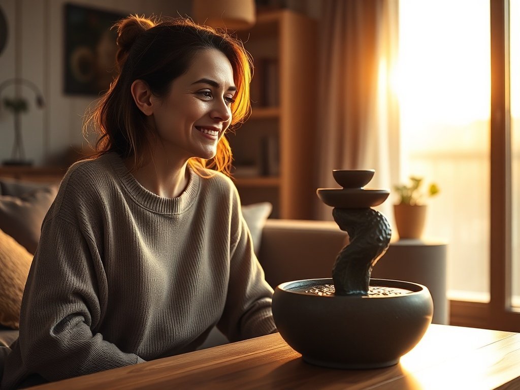 How an 8.25-inch tabletop fountain can make a cramped room feel calmer in minutes — and why minimalist shoppers are checking this $34 option