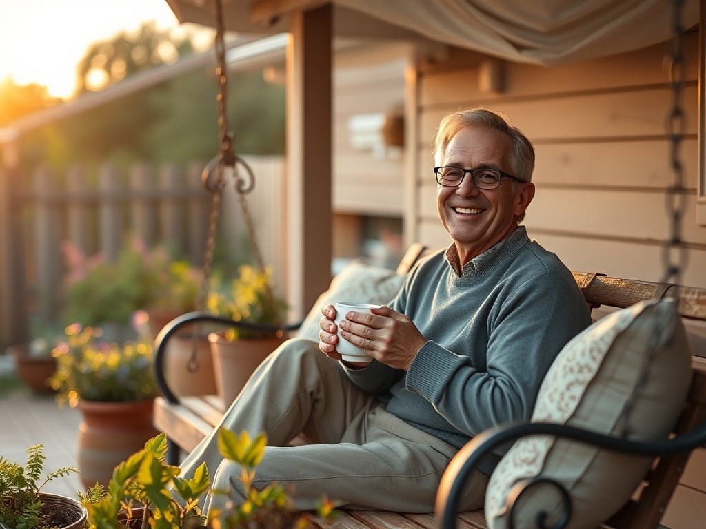 From plain patio to cozy retreat in 1 afternoon: how a covered porch swing turns outdoor space into a tiny-home-style room