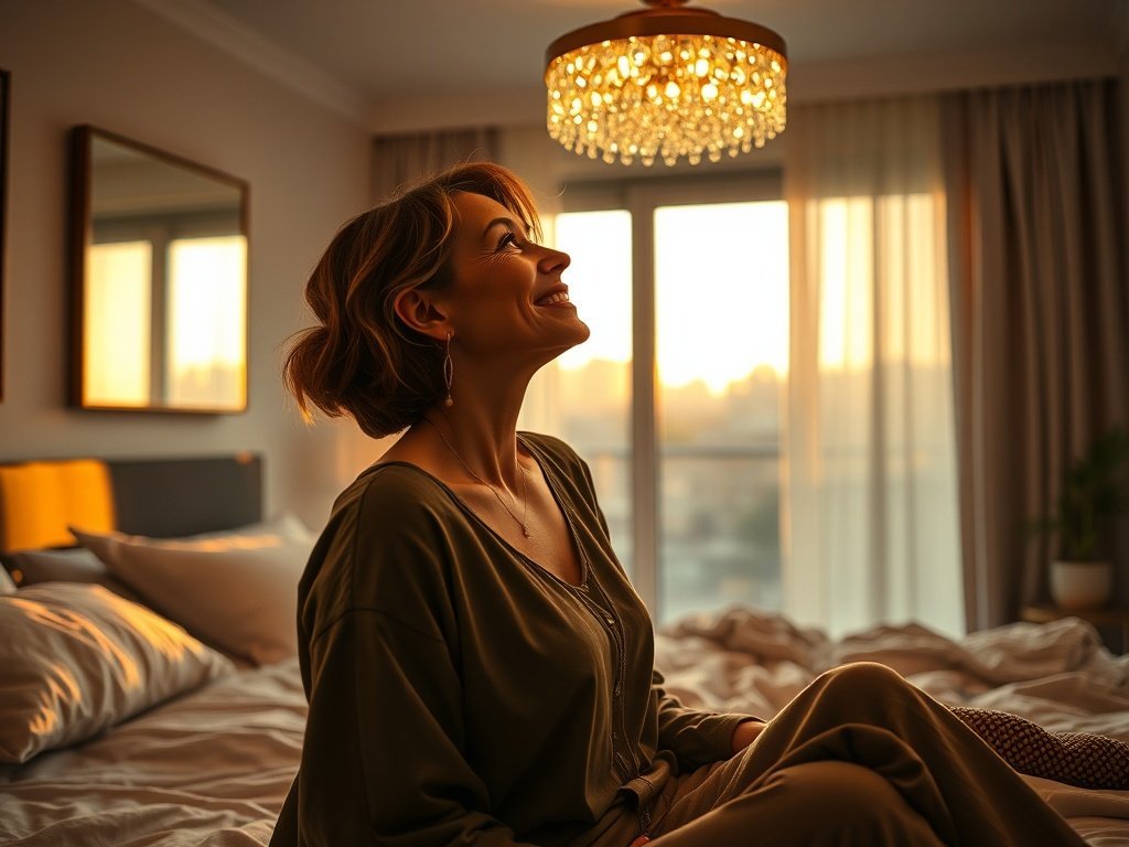 How a Gold Crystal Semi-Flush Mount Can Make a Bedroom, Hallway, or Entry Feel Finished in One Upgrade