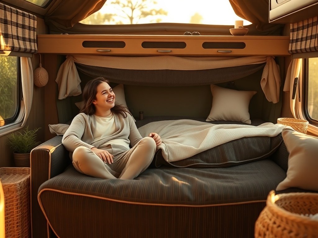 From cramped RV lounge to guest-ready sleeper room in minutes: how a 58-inch pull-out sofa saves space without killing your style