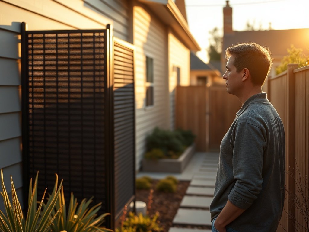 How a 72-Inch Outdoor Privacy Screen Can Turn a Bare Side Yard Into a Finished, More Private Space