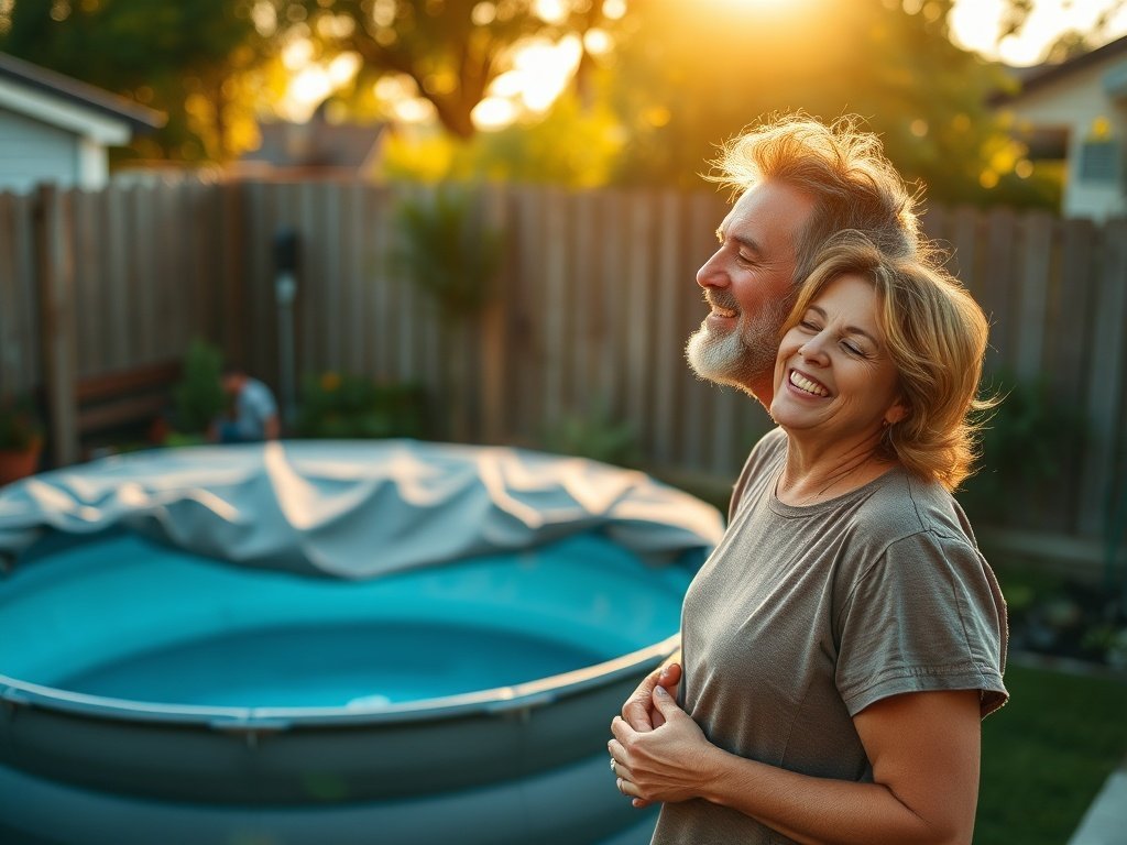 How the YardJoyliz 8ft Poly Stock Tank Pool Cover Helps Keep Your Backyard Tank Cleaner, for Less Daily Cleanup