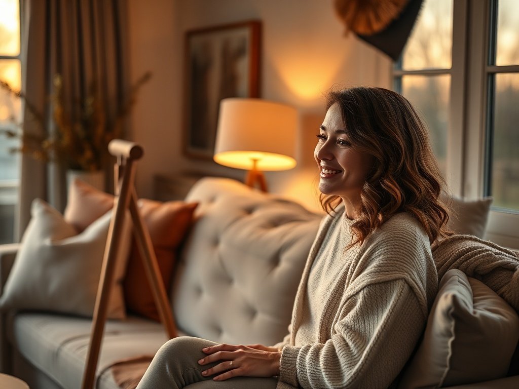 How a $59.49 Nordic floor lamp can turn one cold corner into a cozy Scandinavian-Boho reading nook