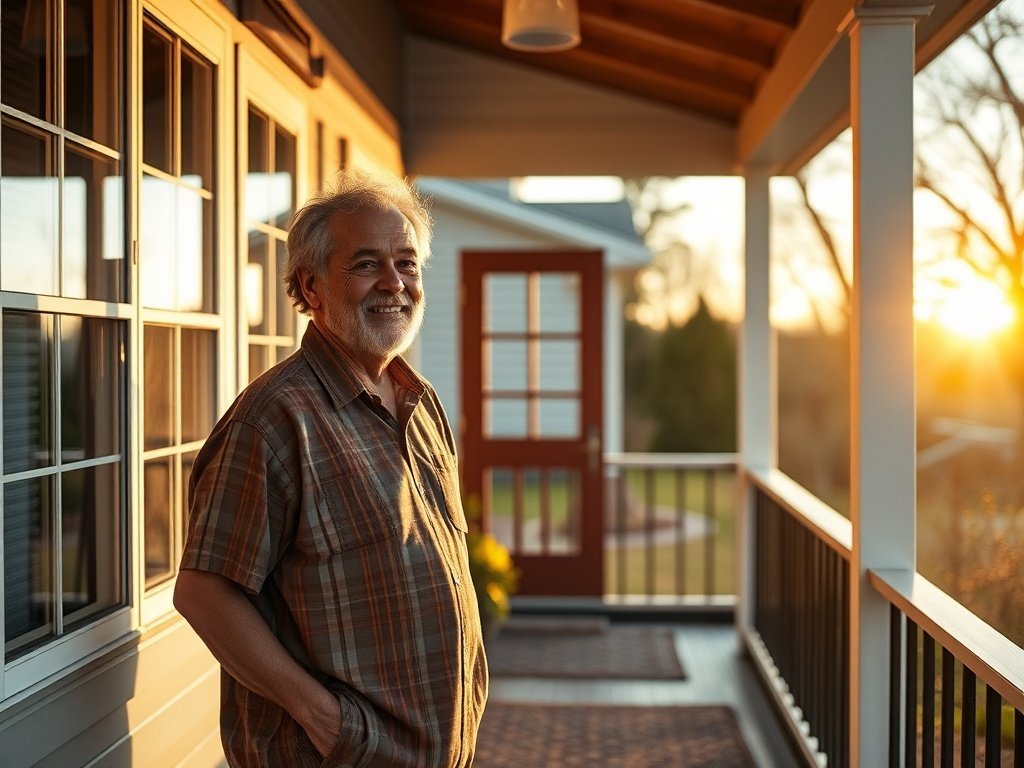 Turn a basic porch into a cleaner glass-enclosed retreat with one 3.5″ black base piece