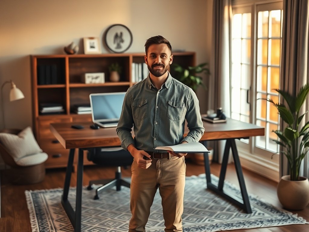 How a 63-Inch Walnut Desk Can Turn a Cluttered Corner Into a Real Home Office in One Purchase