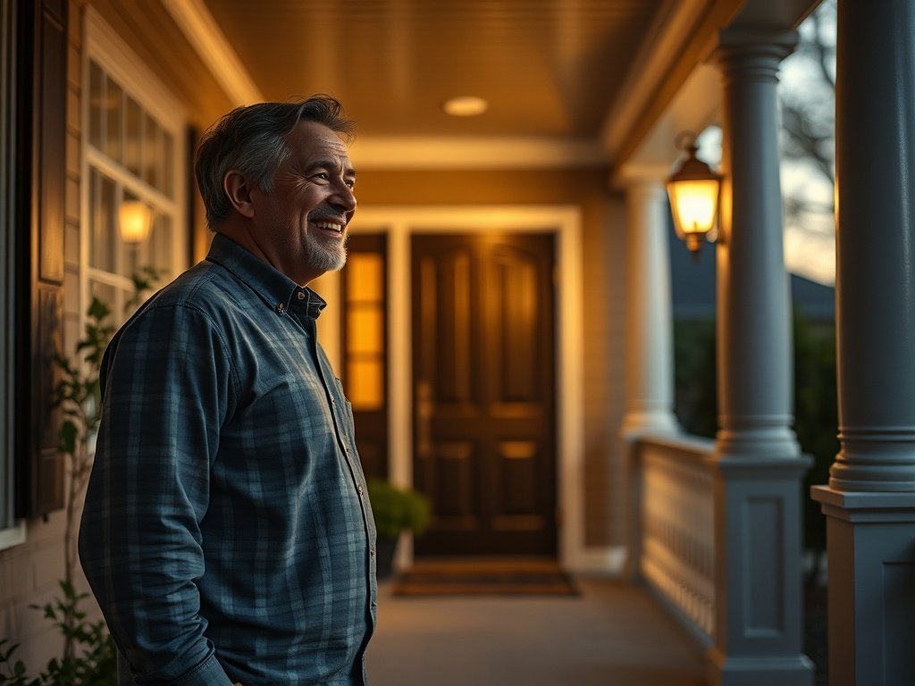 How a 23-Inch Classical Outdoor Wall Lantern Can Make a Plain Front Entry Look Finished in One Upgrade