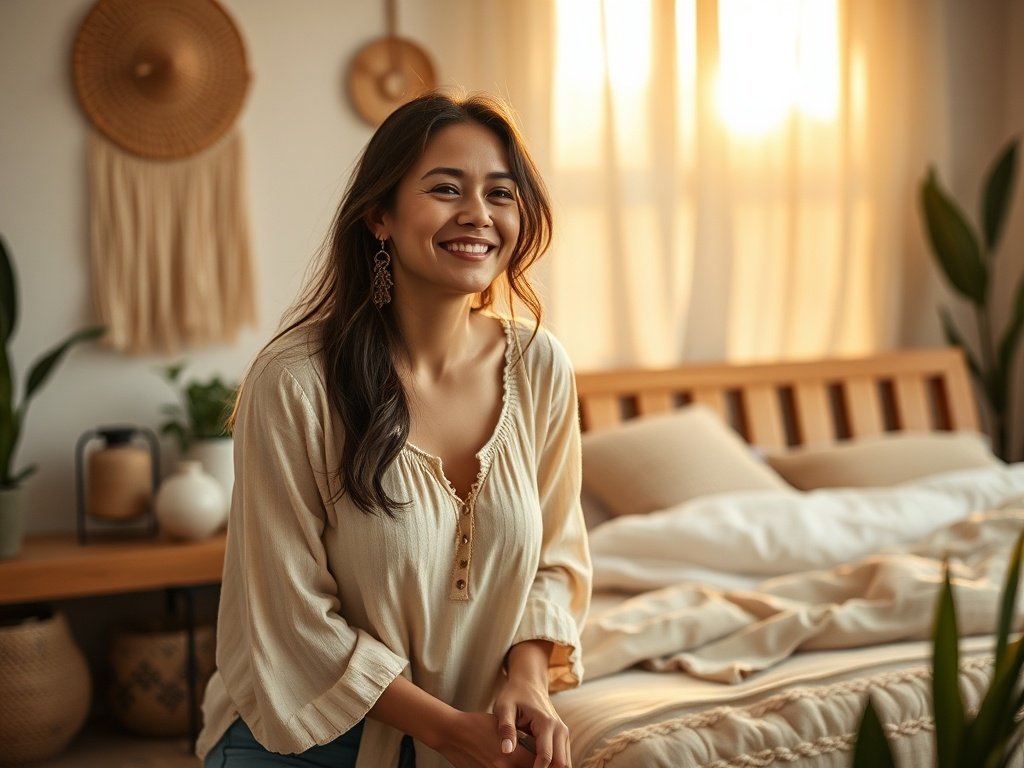 How the Evermagin Fluted Oak Queen Bed Frame Can Make a Plain Bedroom Feel Finished in 1 Upgrade