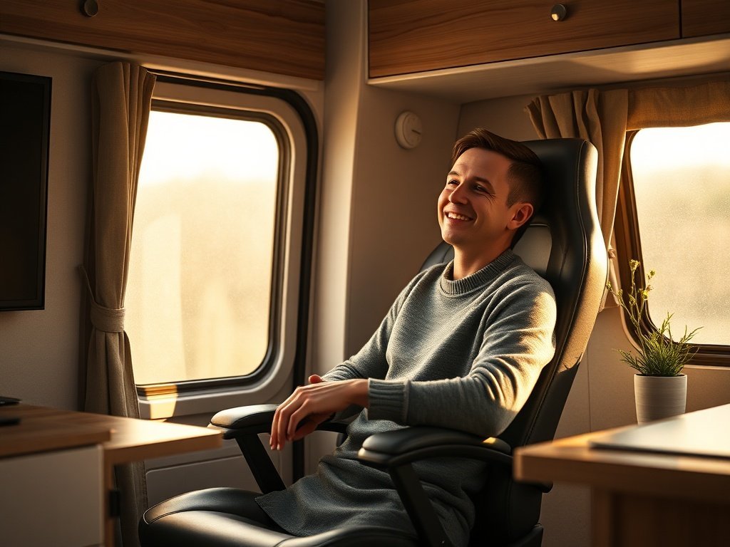 7 reasons a compact Japandi camper van office chair can make a tiny workspace feel usable all day