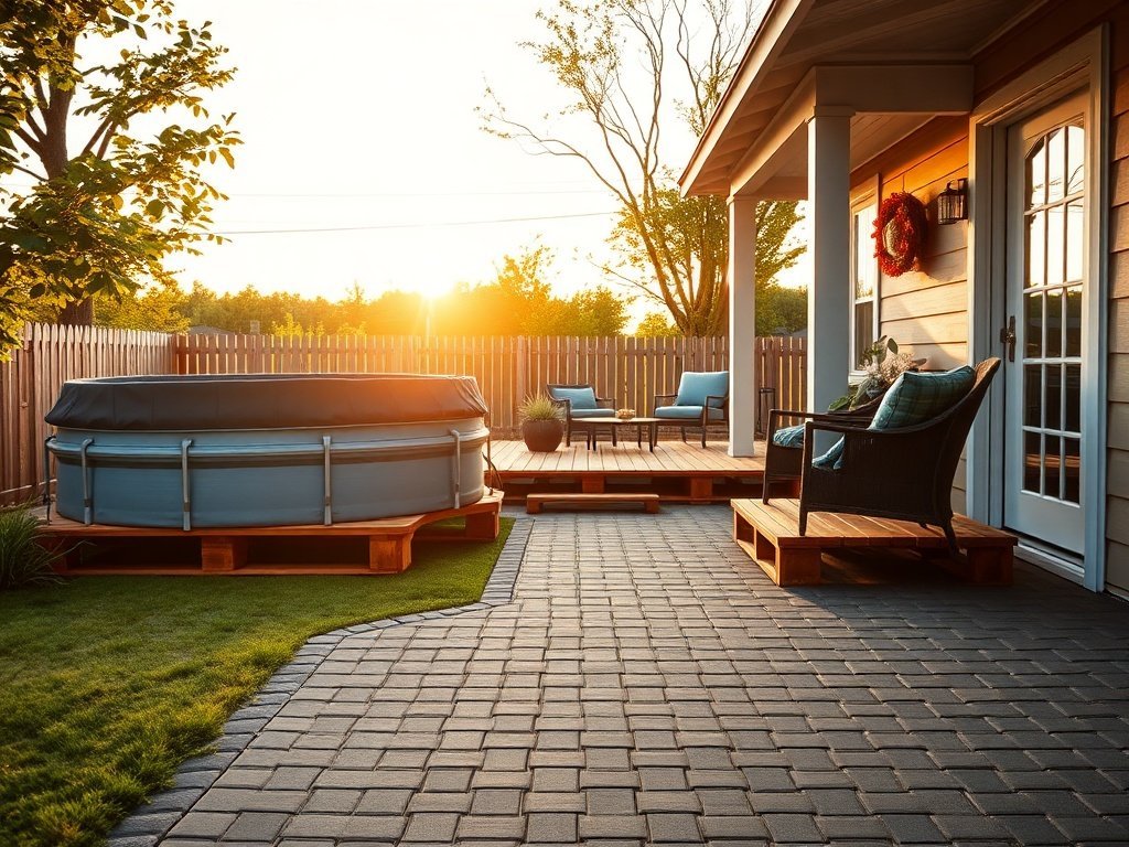 4 Ways Modular Pool Deck Mats Make an Above-Ground Pool Area Safer, Cleaner, and More Finished