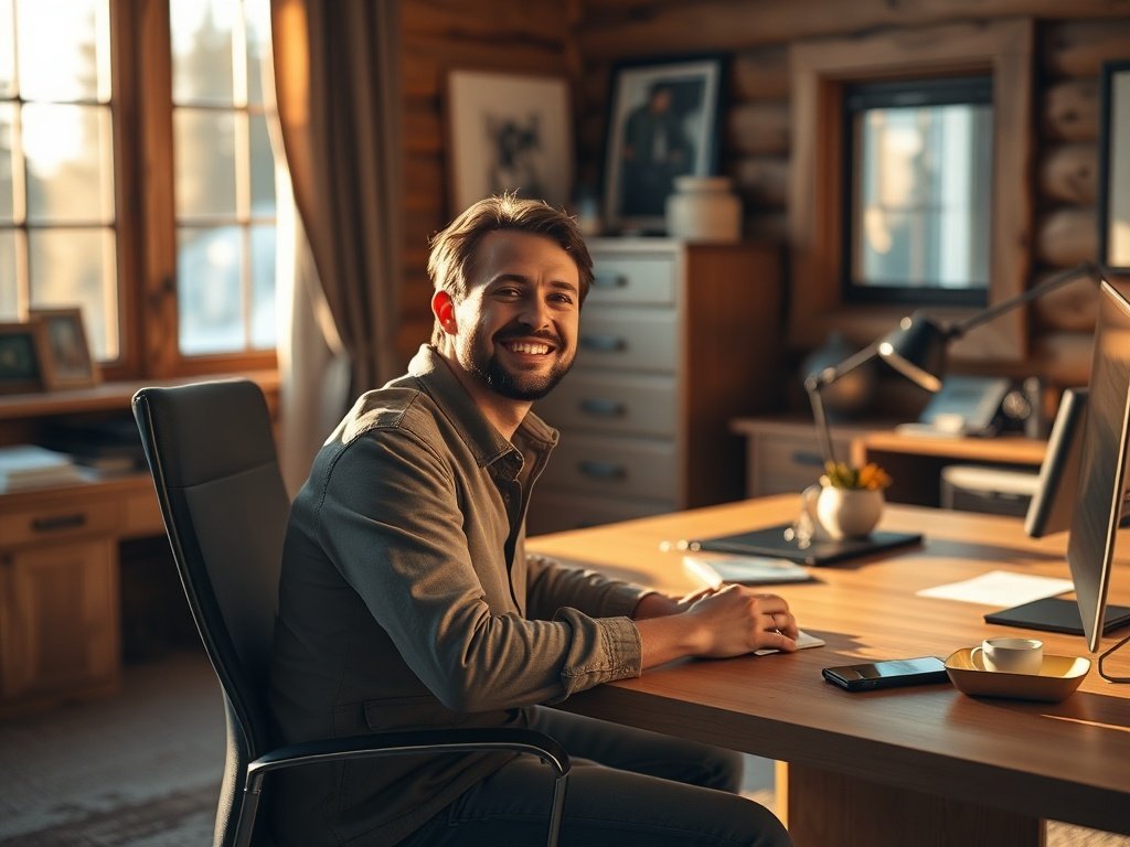 From Cabin Corner to Command Center: 7 Ways a 63-Inch Desk Can Make Your Mountain Home Office Feel Finished