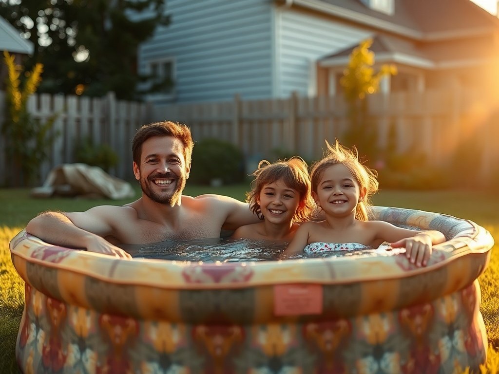 7.5FT Foldable Backyard Pool: Turn a Hot Yard Into a Cool Family Hangout in Minutes