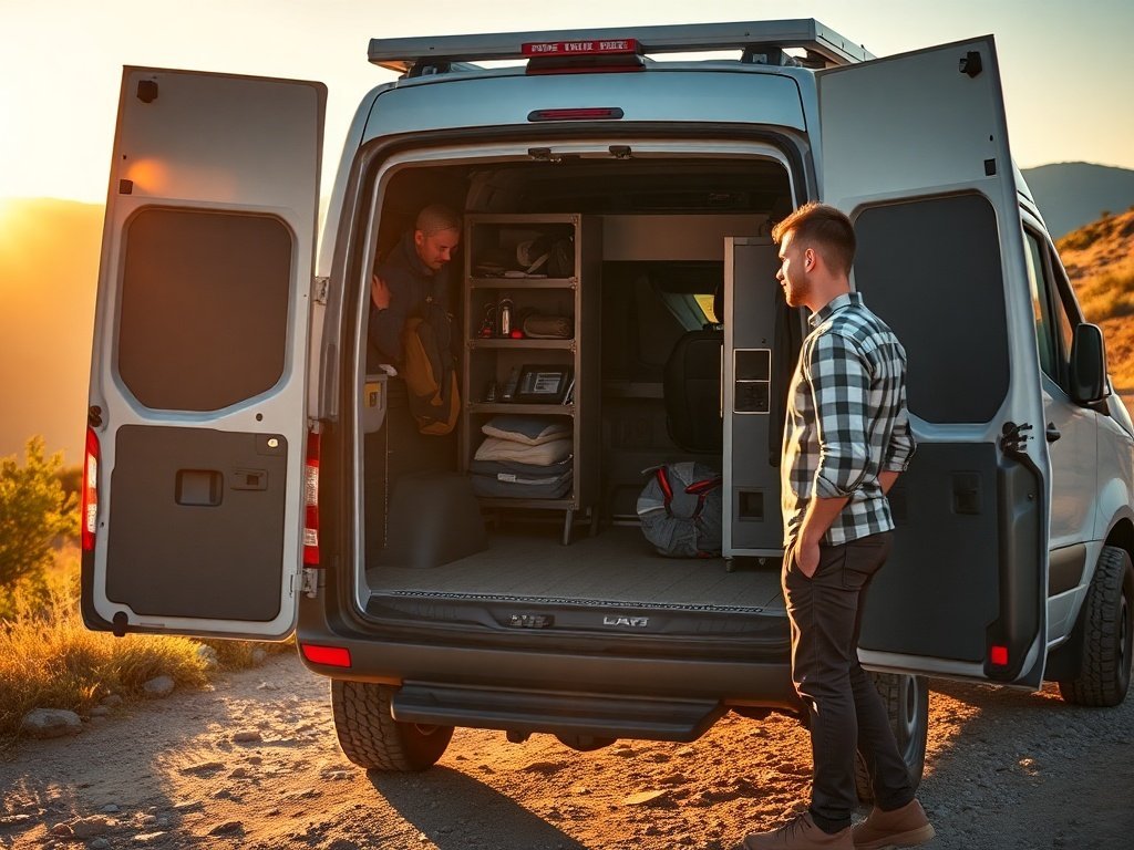 Turn Your 2019-2026 Sprinter’s Rear Door into a Lightweight Gear Mounting Station