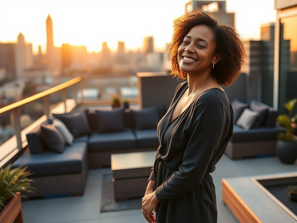 How a $299.99 6-piece rooftop sectional can turn a cramped city terrace into a real hangout spot