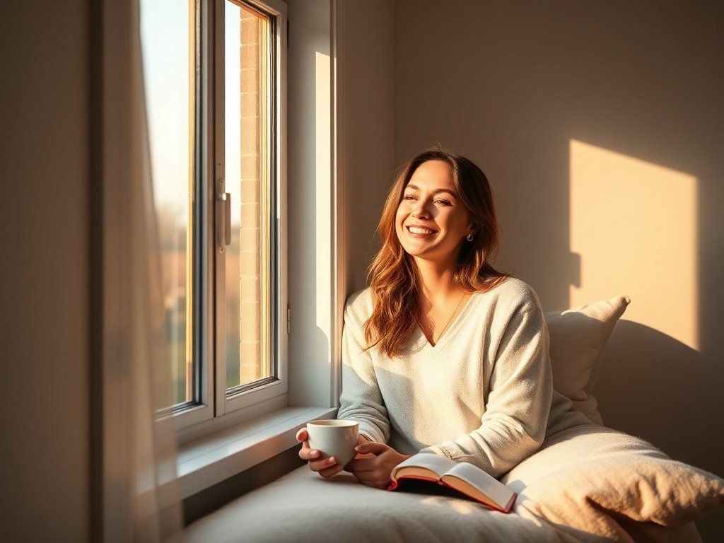 Turn a bare bay window into a cozy reading nook in 10 minutes with one plush cushion — and the non-slip layer that keeps it in place