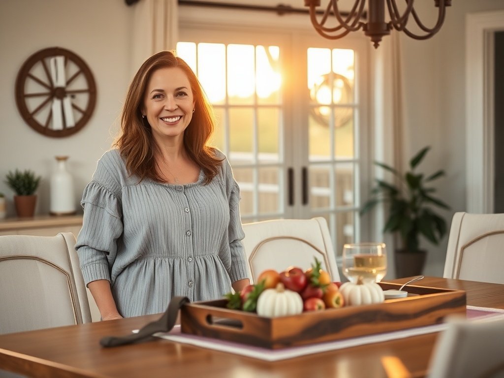 How a $21.99 farmhouse tray can make your summer table look styled in under 5 minutes
