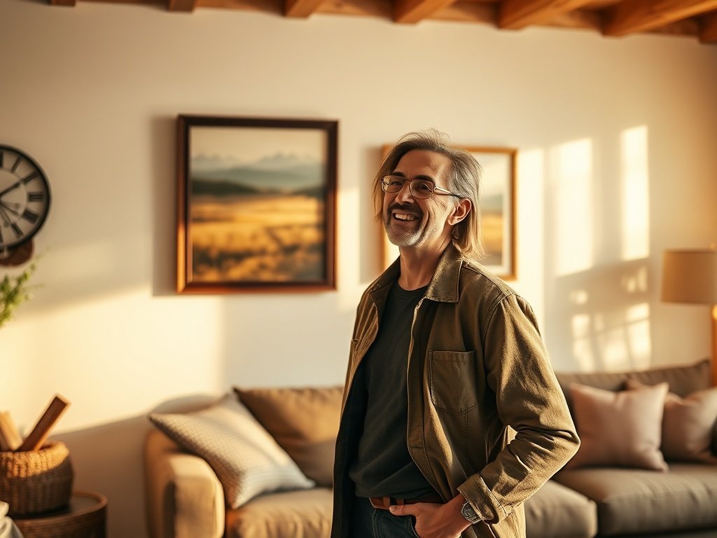 From blank wall to rustic focal point: how a 3-piece vintage landscape set can finish a room in minutes