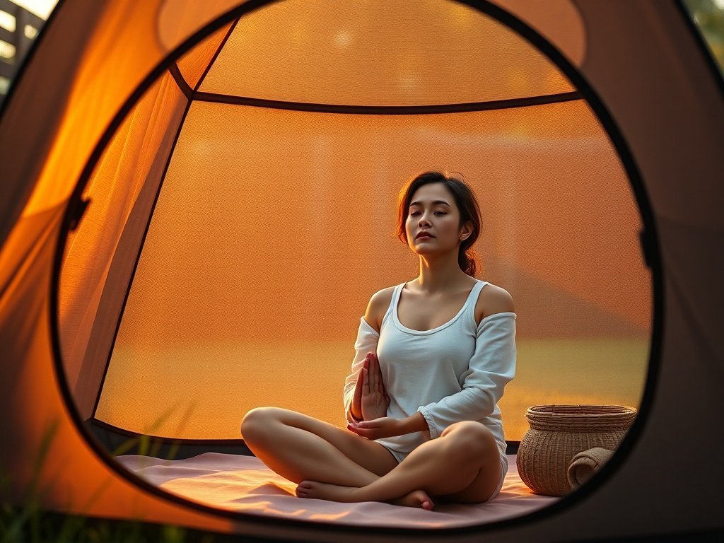 Portable Meditation Tent for Outdoor Yoga: Create a Private Zen Corner in Minutes Without Building Anything