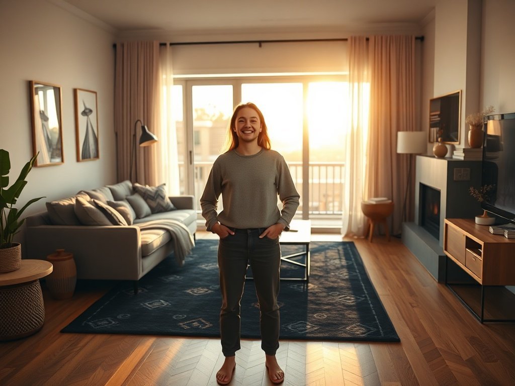 How a Dark Navy 8×10 Rug Can Make a Room Feel Finished in Minutes — Without a Full Redecorate