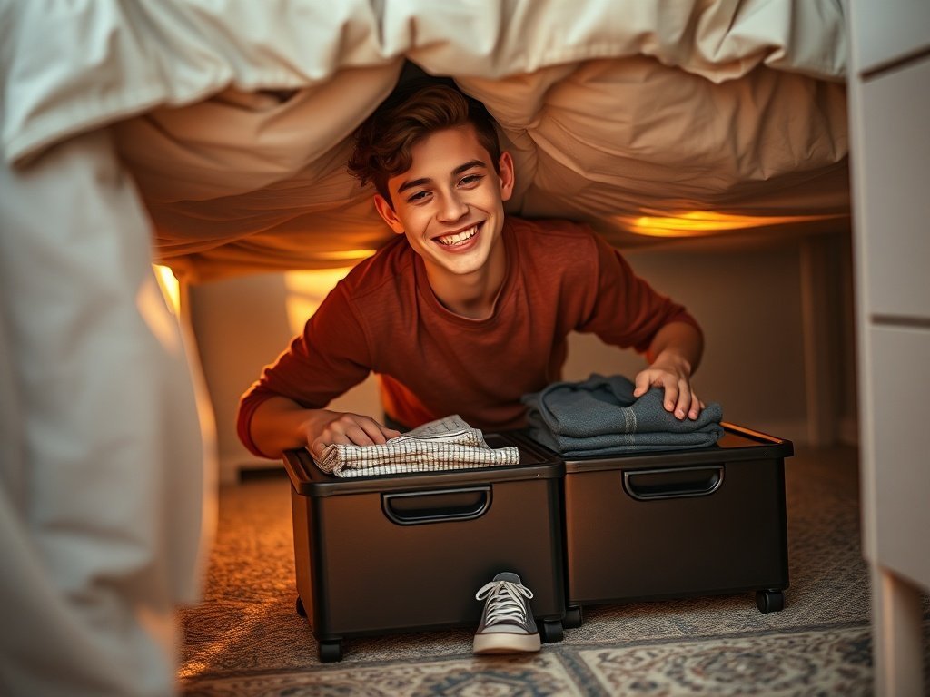 How a 2-Pack Rolling Under-Bed Storage Set Can Reclaim 10 Inches of Dead Space in a Small Bedroom