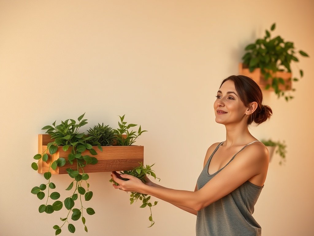 Turn one blank yoga studio wall into a calm, premium focal point in under an hour with a 2-pack vertical planter set