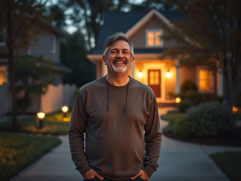 How to Turn a Plain Front Yard Into a Warm Evening Welcome With a 12-Light Low-Voltage Kit