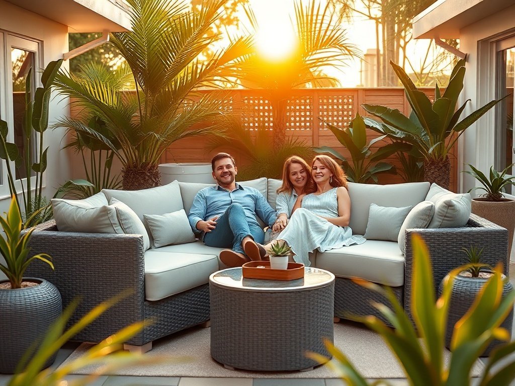 Turn a Plain Patio Into a 5-Piece Hawaiian-Style Lounge: Why the Layout Does the Heavy Lifting