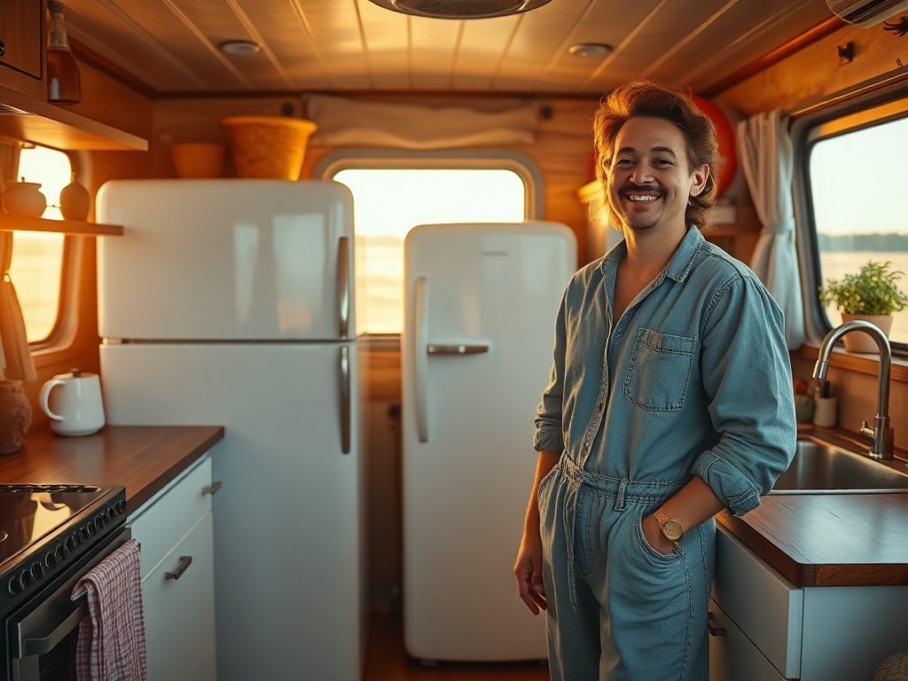 How a $899 retro fridge can make a surf-van kitchen feel finished in 1 swap — and whether the vintage look is worth it