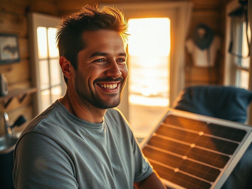 How to turn a tiny coastal home into a self-powered getaway without the usual wiring headaches