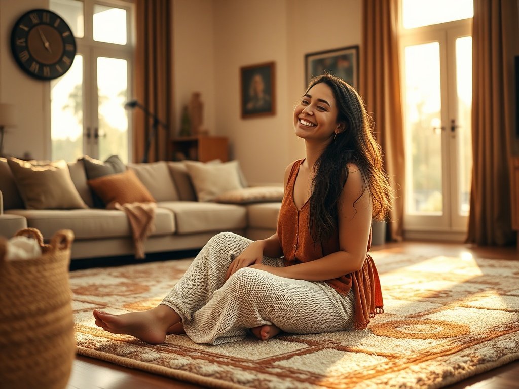 How a $65.20 8×10 Boho Washable Rug Can Make a Living Room Feel Finished in One Afternoon