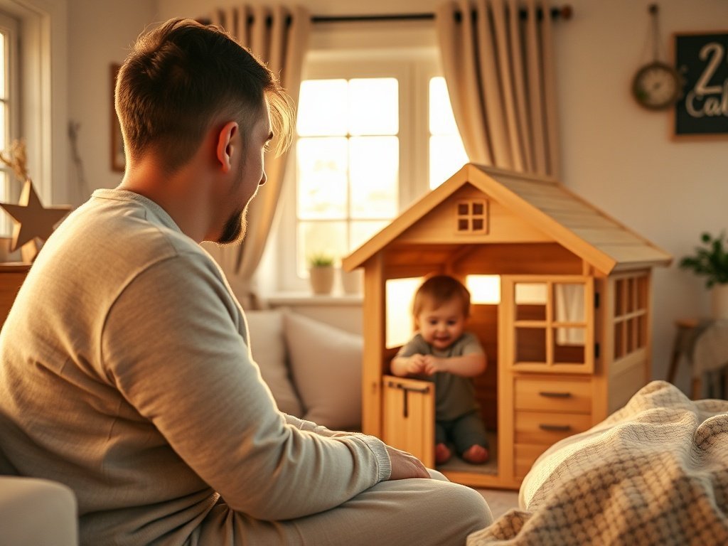 How a $159 wooden playhouse turns one cramped corner into a calmer, Waldorf-inspired play zone