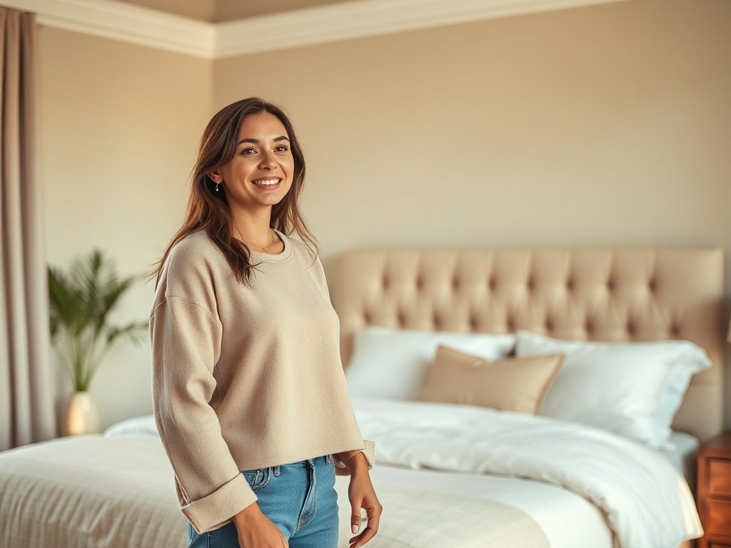 How a $69.99 beige tufted queen headboard can make your bedroom look finished in one weekend