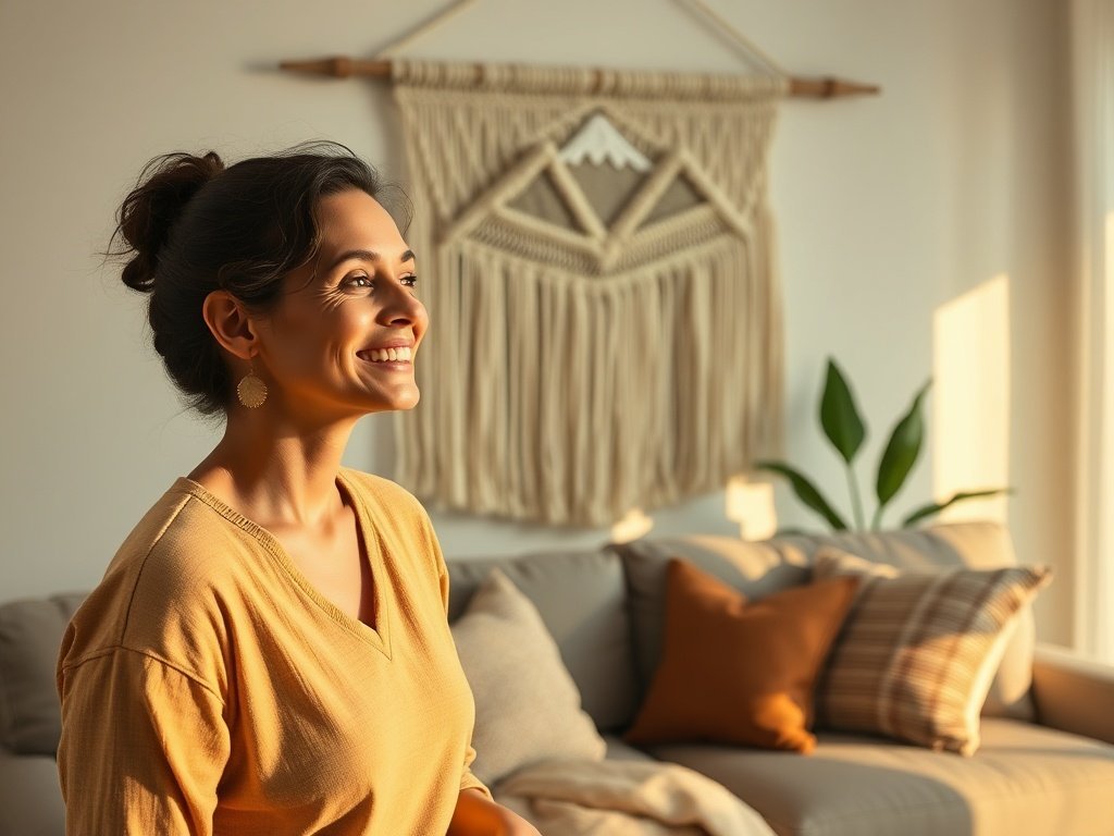 How a 57″ Boho Mountain Wall Hanging Can Make a Blank Living Room Feel Finished in 10 Minutes