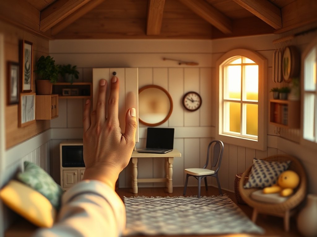 Turn a plain dollhouse into a surf-shack dream with 4 wainscoting panels that add depth in minutes