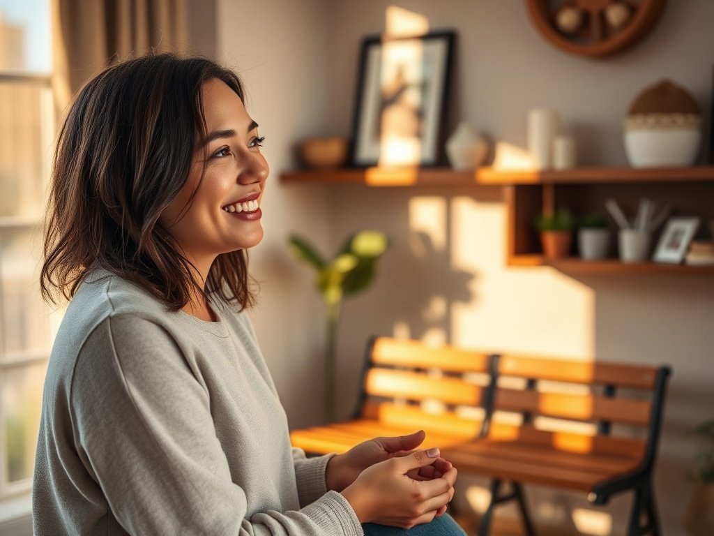 How a $6.88 2-Pack Mini Park Bench Set Instantly Finishes a Tiny Wellness Corner