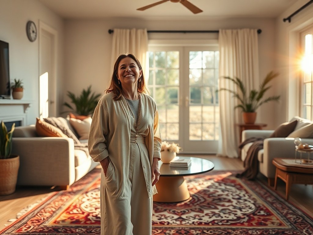 Turn a plain room into a finished boho space in one afternoon with this washable 8×10 vintage medallion rug