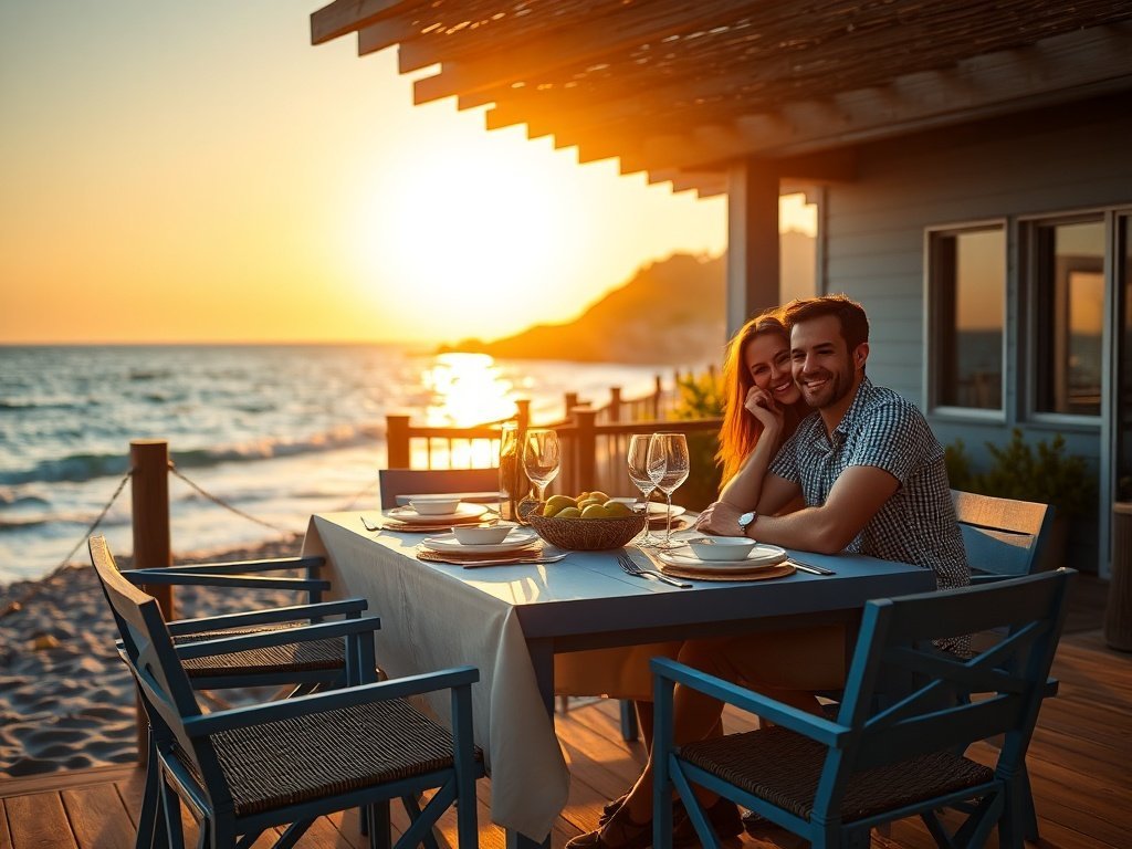 Turn Beach Dinner Nights Into a Resort-Style Ritual With One 7-Piece All-Weather Patio Set