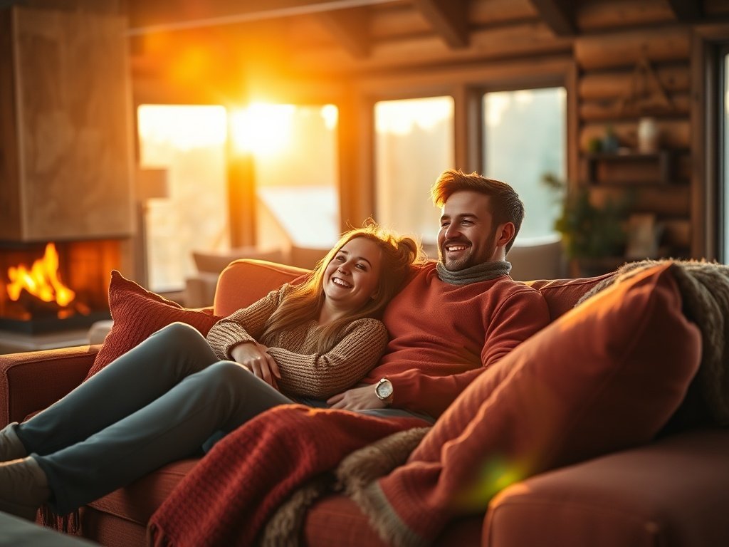 How a 75″ Cloud Couch Can Make a Cold Mountain Living Room Feel Warm, Deep-Seat Cozy, and Guest-Ready