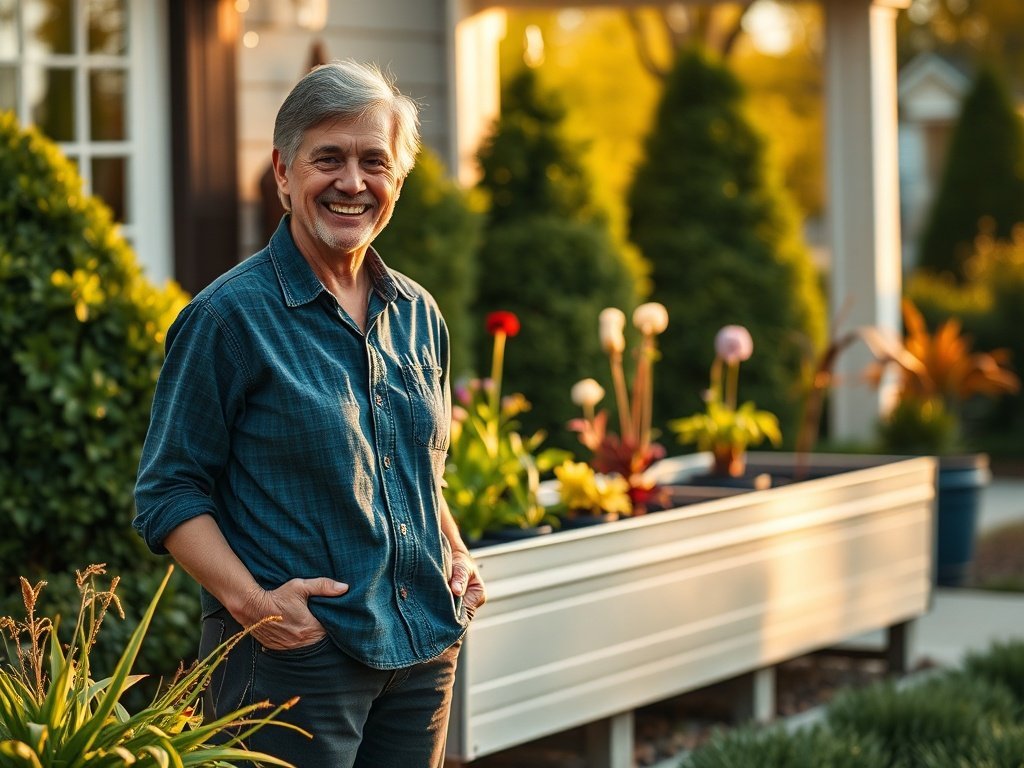 Turn a bare front flower bed into a polished curbside focal point in one weekend with a $29.99 raised-bed upgrade